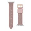 Guess Glitter Leather on Silicone Band for Apple 38-40 MM Watch (CS2004S2) - Pink