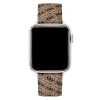 Guess Logo Leather Band for Apple 42-44 MM Watch (CS3001S1) - Chocolate Brown