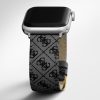 Guess Logo Leather Band for Apple 42-44 MM Watch (CS3001S1) - Black