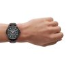 Armani Exchange Automatic Quartz Three-Hand Date Brown Leather Men's Watch (AX2446)