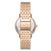 Armani Exchange Three-Hand Rose Gold-Tone Stainless steel Women's Watch (AX5581)