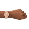Armani Exchange Three-Hand Rose Gold-Tone Stainless steel Women's Watch (AX5581)