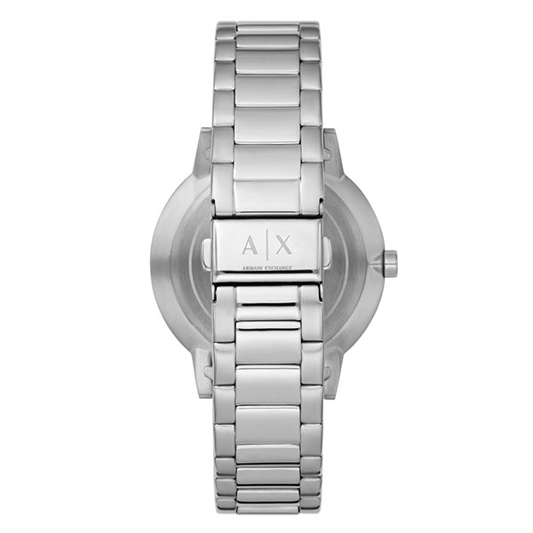 Armani Exchange Three-Hand Stainless Steel Men's Watch and Bracelet Gift Set (AX7138SET)