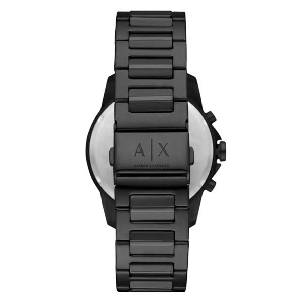 Armani Exchange Chronograph Black Stainless-Steel Men's Watch and Bracelet Gift Set (AX7140SET)
