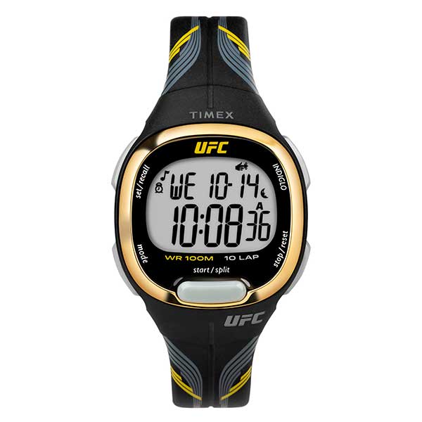Timex UFC Takedown Black Dial Resin Strap Men's Watch (TW5M52000)