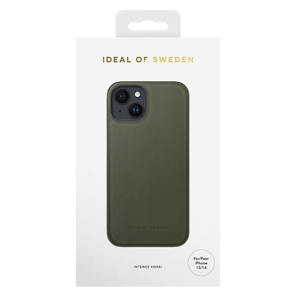 Ideal of Sweden Intense Khaki Case (Suits iPhone 14/14 Plus)