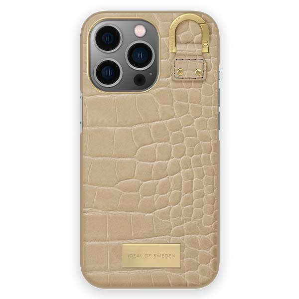 Ideal of Sweden Warm Beige Croco Case (Suits iPhone 14 Pro-14 Pro Max)