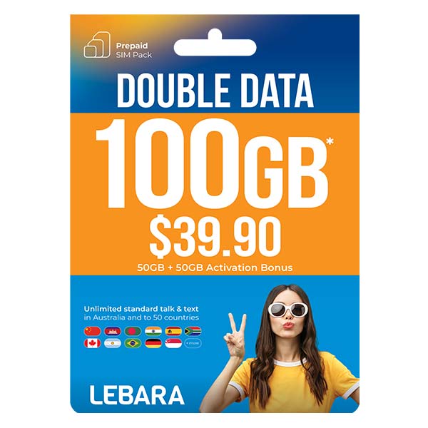 Lebara $39.90 Large Starter Sim Card - Phone Parts Warehouse