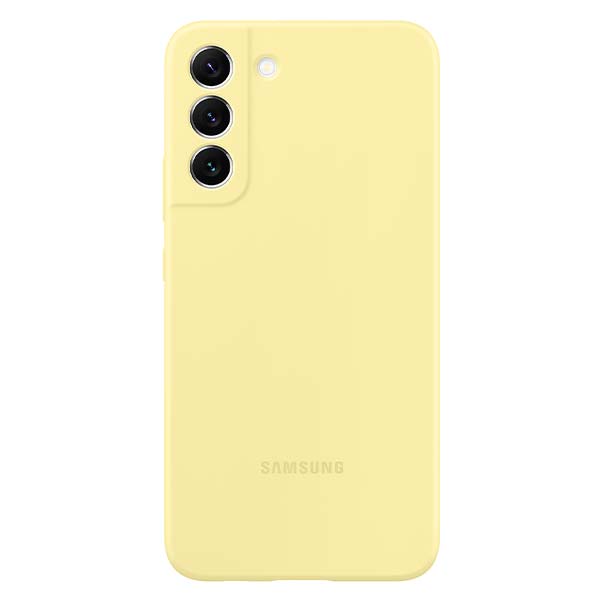 Samsung Silicone Cover (Suits Galaxy S22+) - Butter Yellow