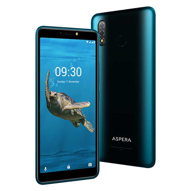 Aspera AS6 4G (Dual Sim, 5.99-inch, 2GB RAM+32GB Storage) – Teal - Phone Parts Warehouse