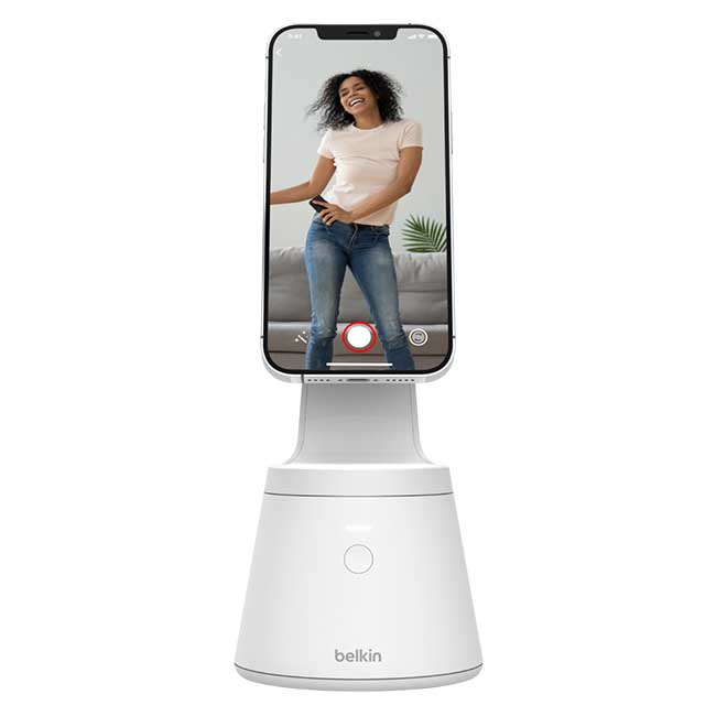Belkin Magnetic Phone Mount with Face Tracking Works with iPhone 14/ 13/ 12 Series - White - Phone Parts Warehouse