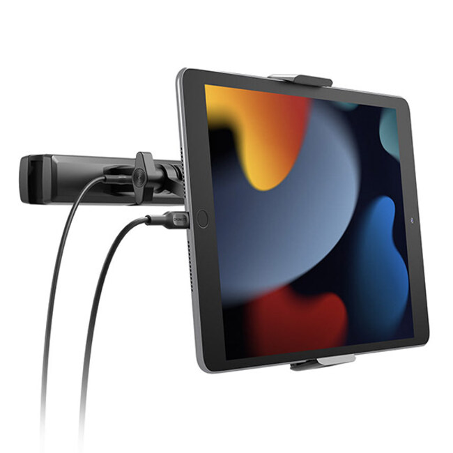 Cygnett CarGo III Pro Adjustable Car Tablet Mount with Multiple USB Ports - Black - Phone Parts Warehouse
