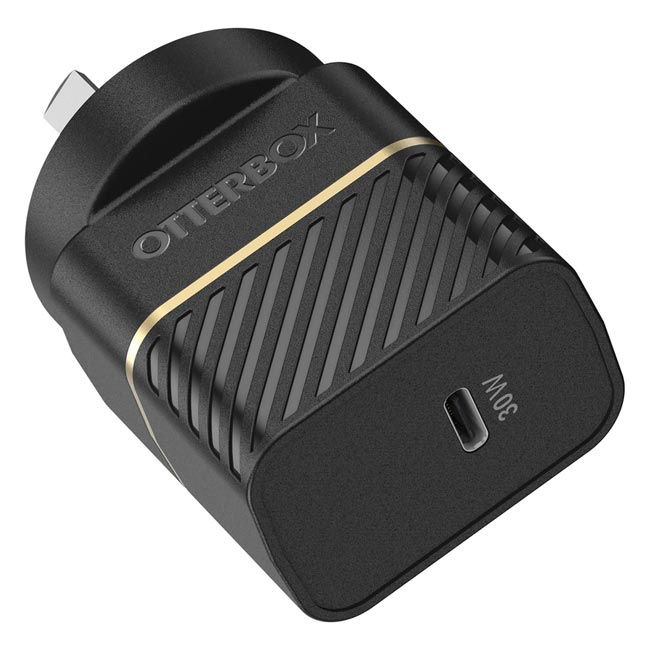 Otterbox 30W USB-C GaN Fast Charge Wall Charger - Black - Phone Parts Warehouse